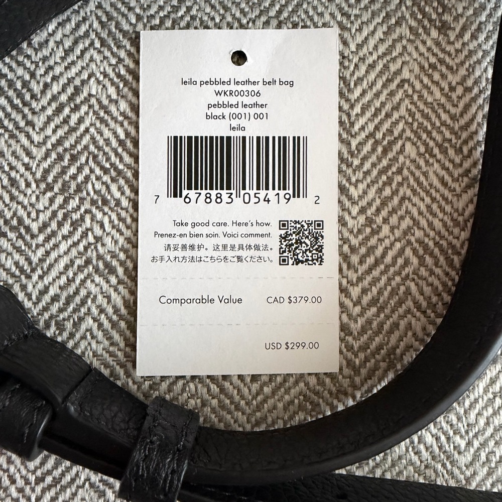 Kate Spade Black Pebbled Leather Belt Bag
LOWEST PRICE AS MARKED - NO OFFERS! - Picture 6 of 7